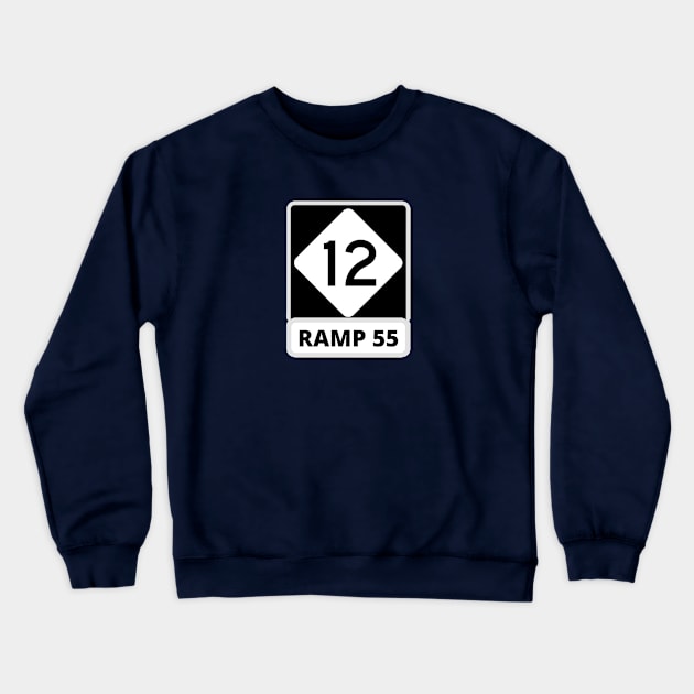 Ramp 55 Hatteras NC Crewneck Sweatshirt by Trent Tides